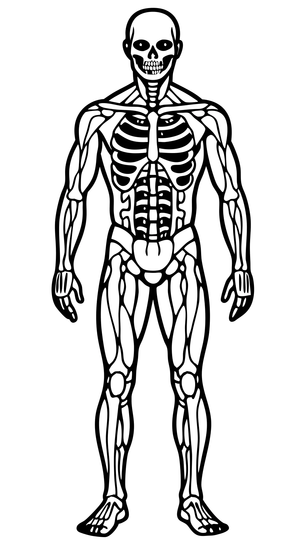 body coloring page